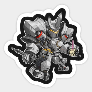 Rein boba Sticker